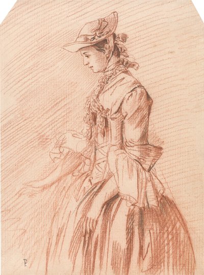 Dame avec un bonnet - Paul Sandby